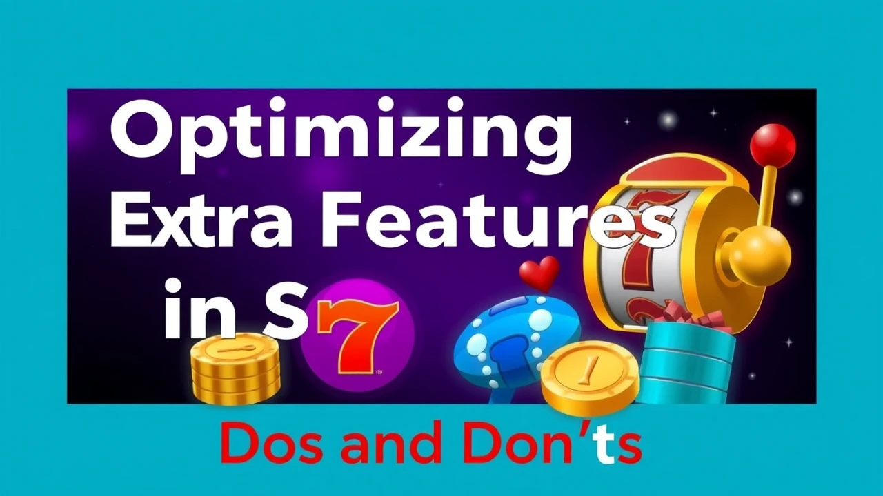 Optimizing Extra Features in Slot Games: Dos and Don'ts Explained